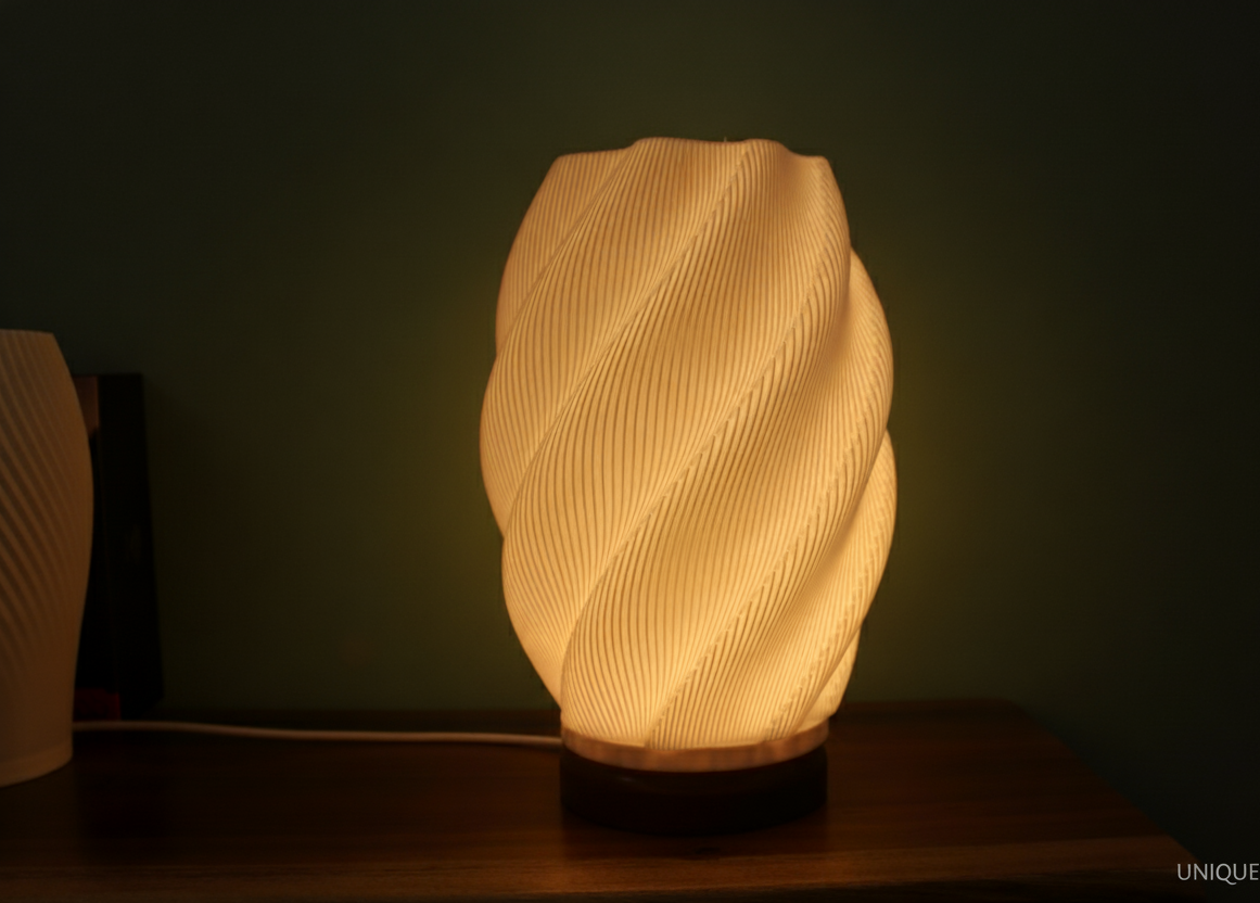 Vortex - Modern 3D Printed Swirl Mood Lamp